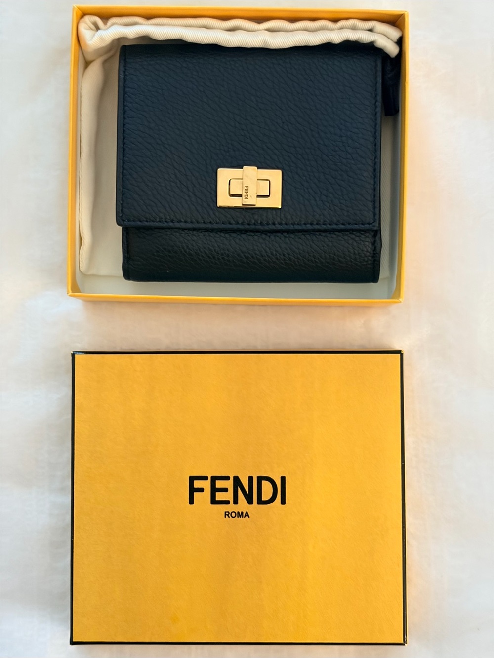 Fendi Small Leather Wallet (full set)